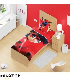 خرید روتختی کودک قرمز دختر کفشدوزکی