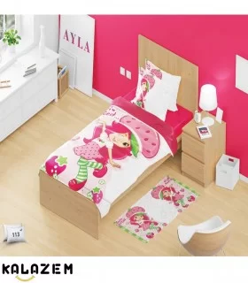 خرید روتختی دخترانه دختر توت فرنگی