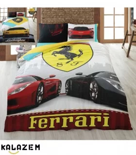 خرید روتختی یک نفره طرح ماشین فراری