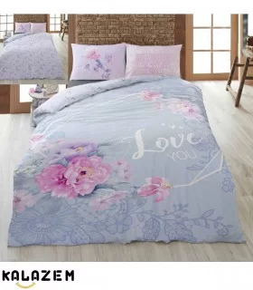 روتختی یک نفره آبی گلدار لاو