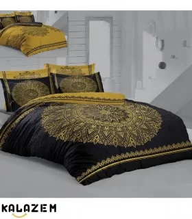 روتختی دونفره دورو مشکی و طلایی ترکاز