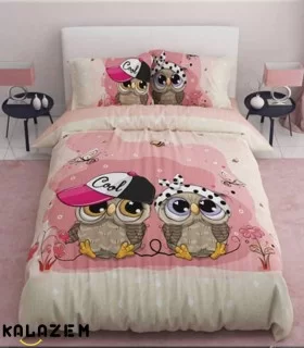 روتختی یک نفره جغد صورتی