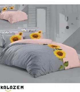 روتختی دونفره دورو اسپرت طوسی و صورتی