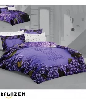 روتختی دونفره بنفش دورو طرحدار