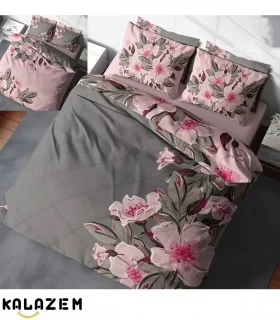 روتختی دونفره طوسی صورتی دورو اسپرت کلاسیک