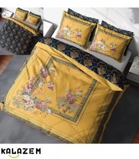 روتختی دونفره نارنجی دورو طرح دار اسپرت