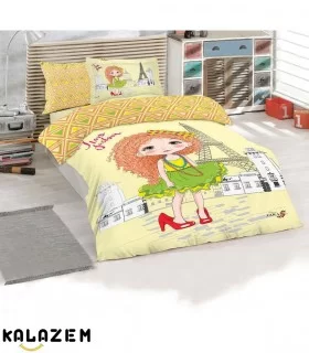 روتختی یکنفره دخترانه زرد دورو زارا