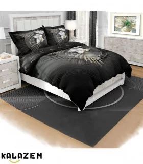 روتختی دونفره اسپرت مشکی دورو طرحدار زارا ترکیه