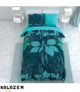 روتختی یک نفره گلدار سبز آبی اسپرت