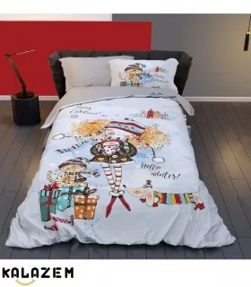 روتختی یک نفره طرح زمستون و برف اسپرت