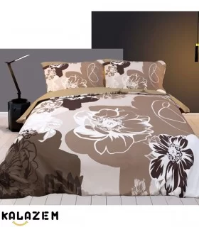 خرید روتختی یک و دونفره کرم و قهوه ای اسپرت ترک