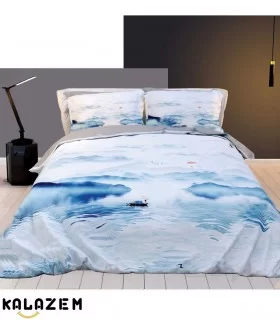 روتختی یک و دو نفره طرح دریاچه و دریا و قایق سفید ترک