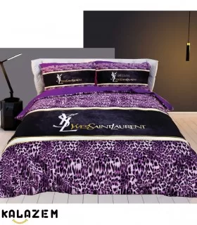 روتختی یک و دونفره بنفش پلنگی ترک لاکچری