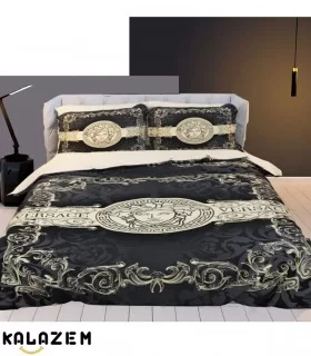 خرید روتختی یک و دونفره ترک مشکی و طلایی ورساچه