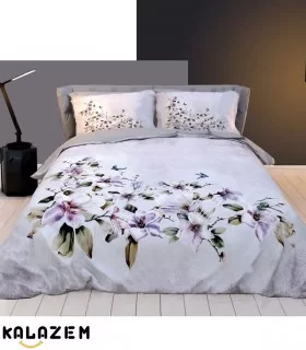 روتختی سفید گلدار ارزان ترک دونفره