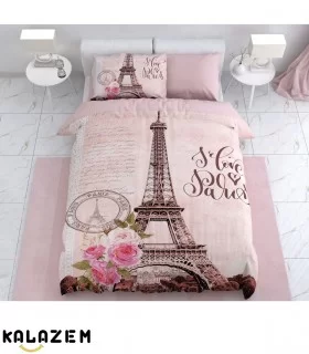 روتختی یک نفره صورتی برج ایفل دخترانه