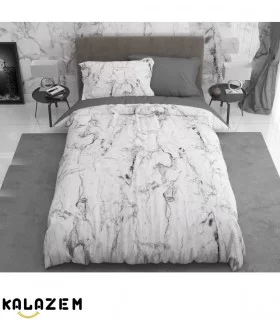 روتختی یک نفره سفید طوسی سنگ مرمر