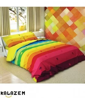 روتختی دونفره هفت رنگ رنگی ساده
