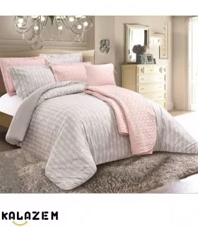 روتختی طوسی و صورتی دونفره