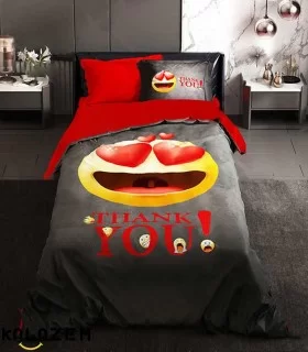 روتختی یک نفره استیکر چشم قلبی عاشق