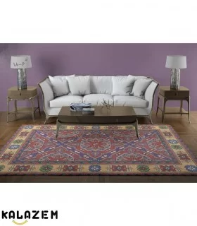 روفرشی کشدار مخمل طرح فرش دستباف