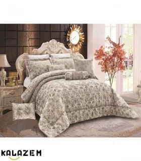 روتختی دونفره کرم طوسی عروس لاویتا