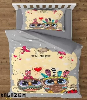 روتختی یک نفره کارتونی طوسی