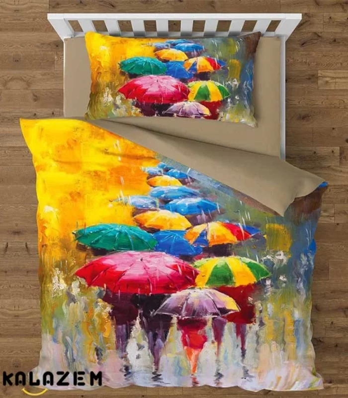 روتختی یک نفره باران و چتر نقاشی