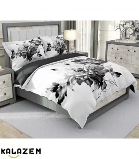 روتختی سفید و سیاه ساده گلدار