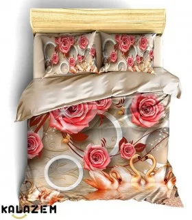 روتختی یک نفره رز و قو