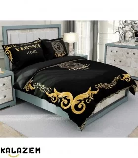 روتختی دونفره مشکی و طلایی ورساچ