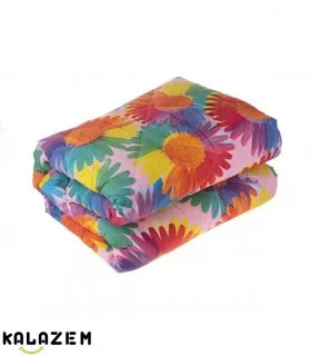 لحاف روتختی گلدار صورتی