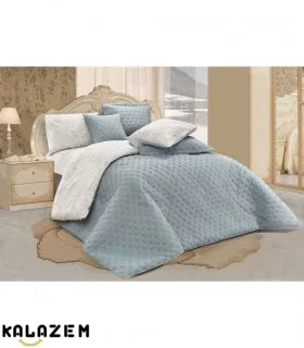 روتختی دونفره آبی فیلی ساده