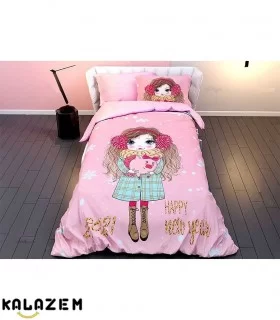 روتختی یک نفره طرح دختر دخترانه