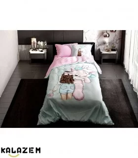 روتختی یک نفره دخترانه طرح خرس تدی