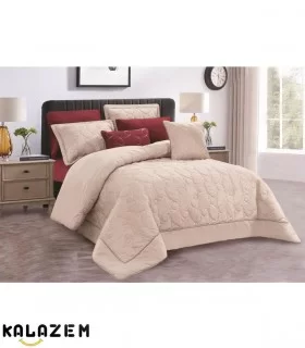 روتختی دونفره کرم زرشکی ساده لاویتا