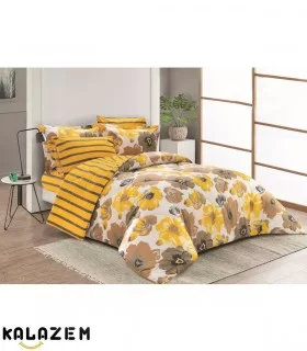 روتختی دونفره اسپرت زرد و قهوه ای لاویتا