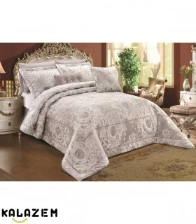 روتختی دونفره لاکچری طوسی عروس