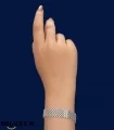 دستبند نقره طرح جواهر زنانه برند زاب Zaab کد 1017A