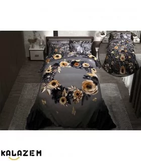 روتختی دورو طرح گل دونفره شش تکه ترکسان Turksan کد T3