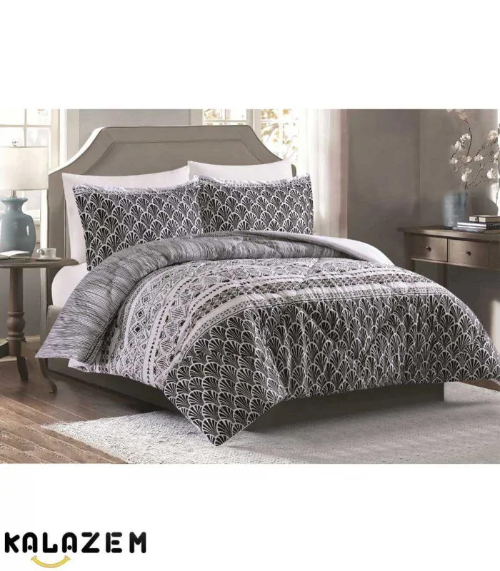 روتختی اسپرت تکنفره و دونفره دورو مشکی_سفید لاویتا Lavita مدل دانتهDANTE-011