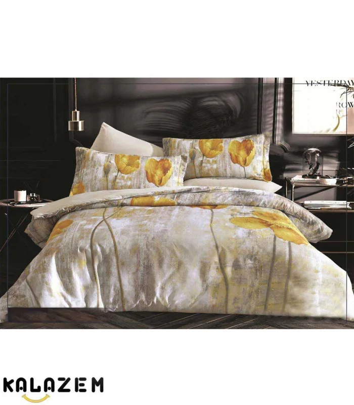 روتختی شیک دونفره 6تکه دورو نخودی لاویتا Lavita مدل کارولیناCAROLINA-003