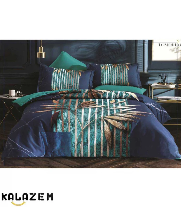 روتختی شیک دونفره 6تکه دورو سرمه ای لاویتا Lavita مدل کارولیناCAROLINA-012