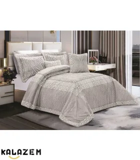 روتختی عروس دونفره طوسی 8تکه EVELINA مدلIVANA-002