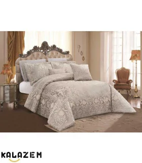 روتختی عروس دونفره 8تکه طوسی اکوبلاهوم ECOBELLA HOME مدل پتراPETRA-002