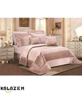 روتختی لوکس سلطنتی دونفره 8تکه صورتی لاویتا Lavita مدلDARCI-001