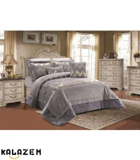 روتختی دونفره شیک طوسی 8تکه لاویتا LAVITA مدل نیلایNILAY-005