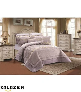 روتختی دونفره شیک طوسی روشن 8تکه لاویتا LAVITA مدل نیلایNILAY-006