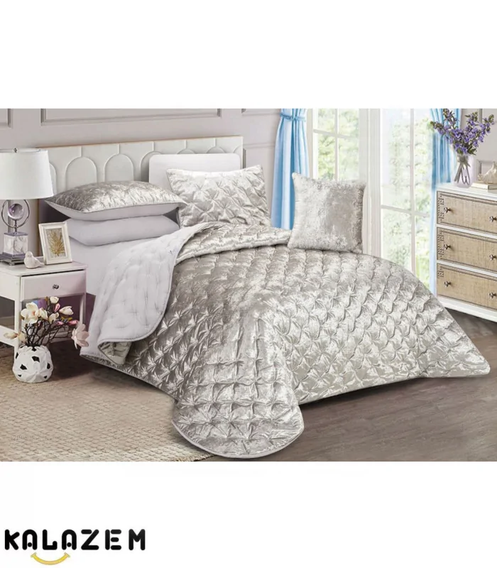 روتختی شیک دونفره 7تکه طوسی لاویتا Lavita مدل زارا ZARA-002