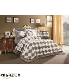 روتختی عروس دونفره 8تکه طوسی تیره لاویتا Lavita مدل الکساALEXA-005